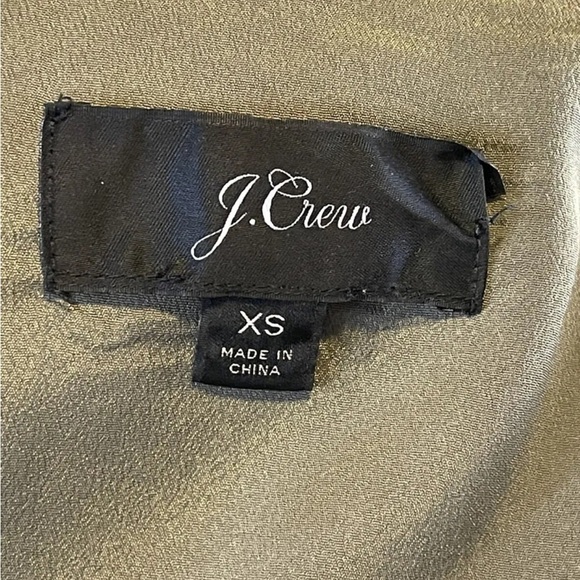 J Crew Dress Sz XS S Wrap Neutral Cheetah Animal Print Party Wedding Guest EUC - Picture 5 of 6